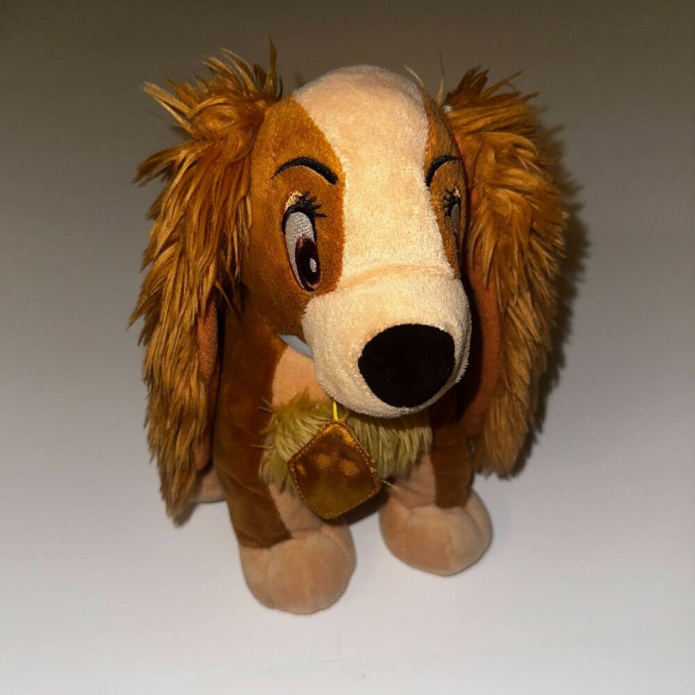 Disney Lady and the Tramp 11" Plush Lady Dog Stuffed Animal by Just Play FLUFFY!